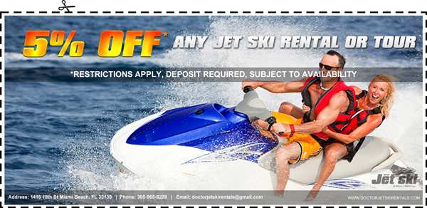 Jet ski rental coupon